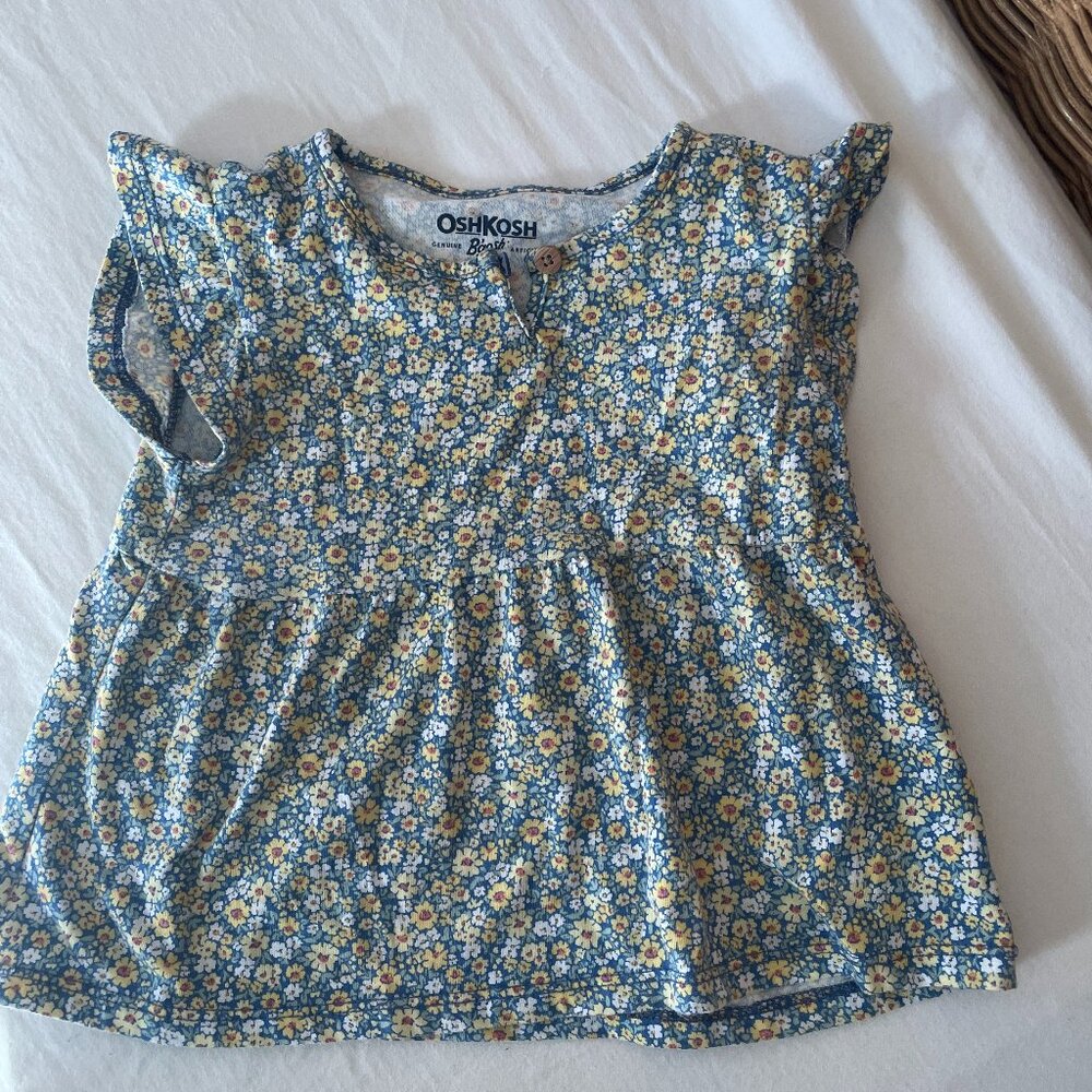 OshKosh Girls 24M Floral Shirt